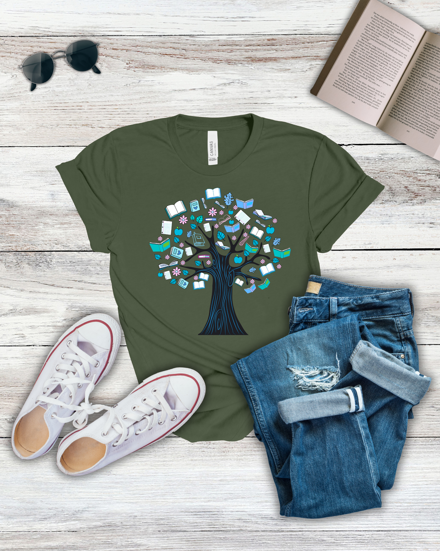 Blue Tree Tee