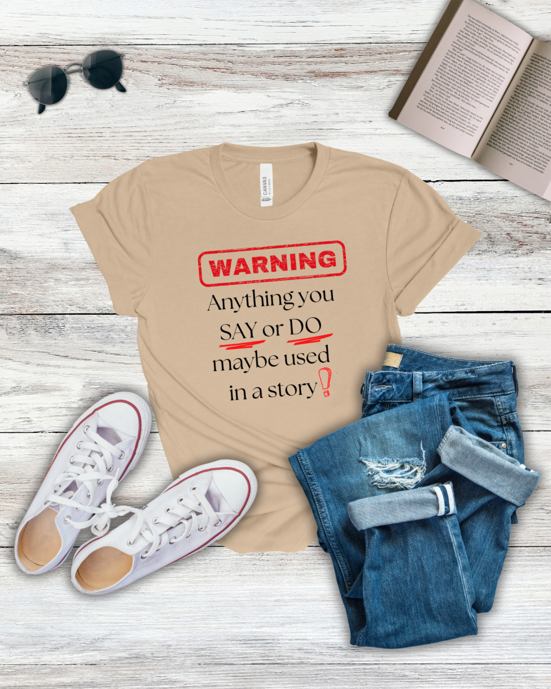 Warning Tee