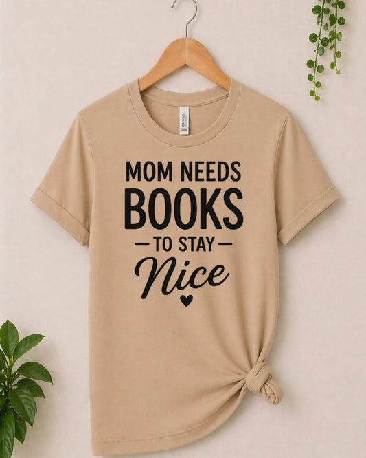 Mom needs books to stay nice