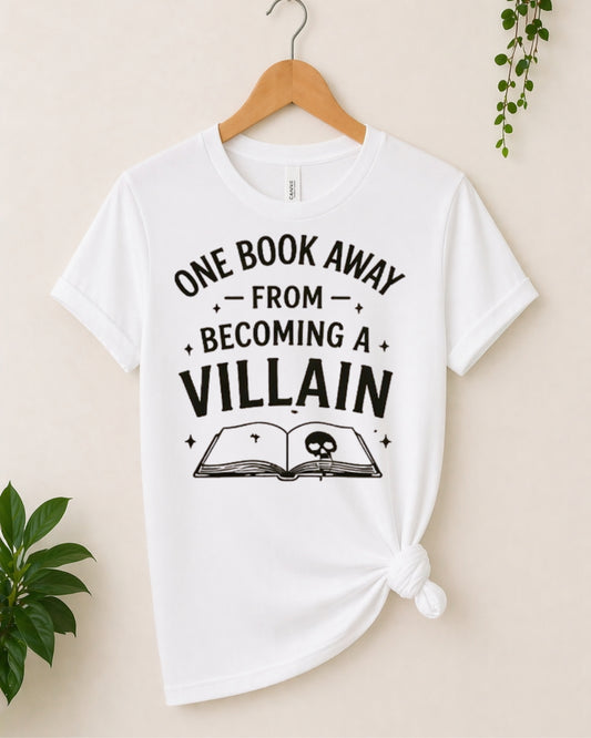 One book away from becoming a villain
