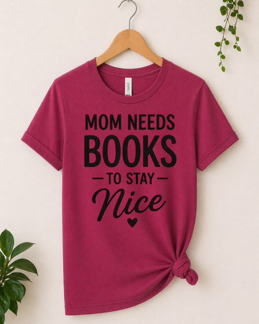 Mom needs books to stay nice
