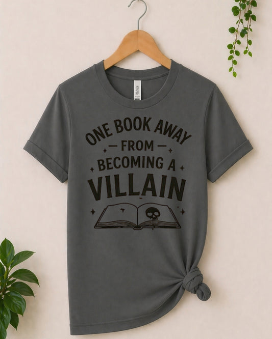 One book away from becoming a villain