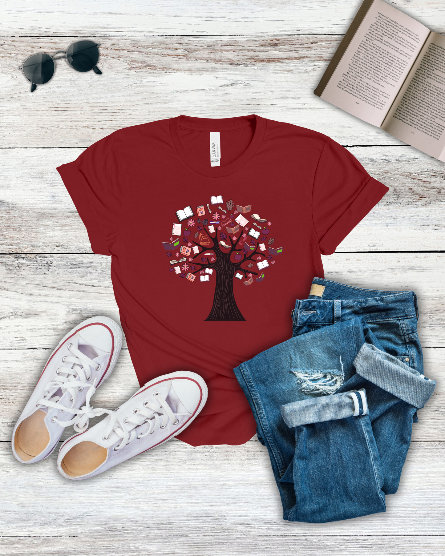 Pink Tree Tee