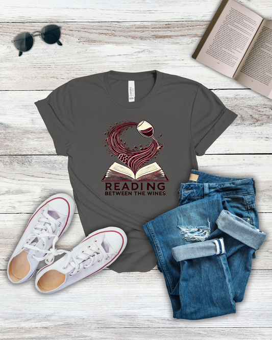 Reading between the wines. tee