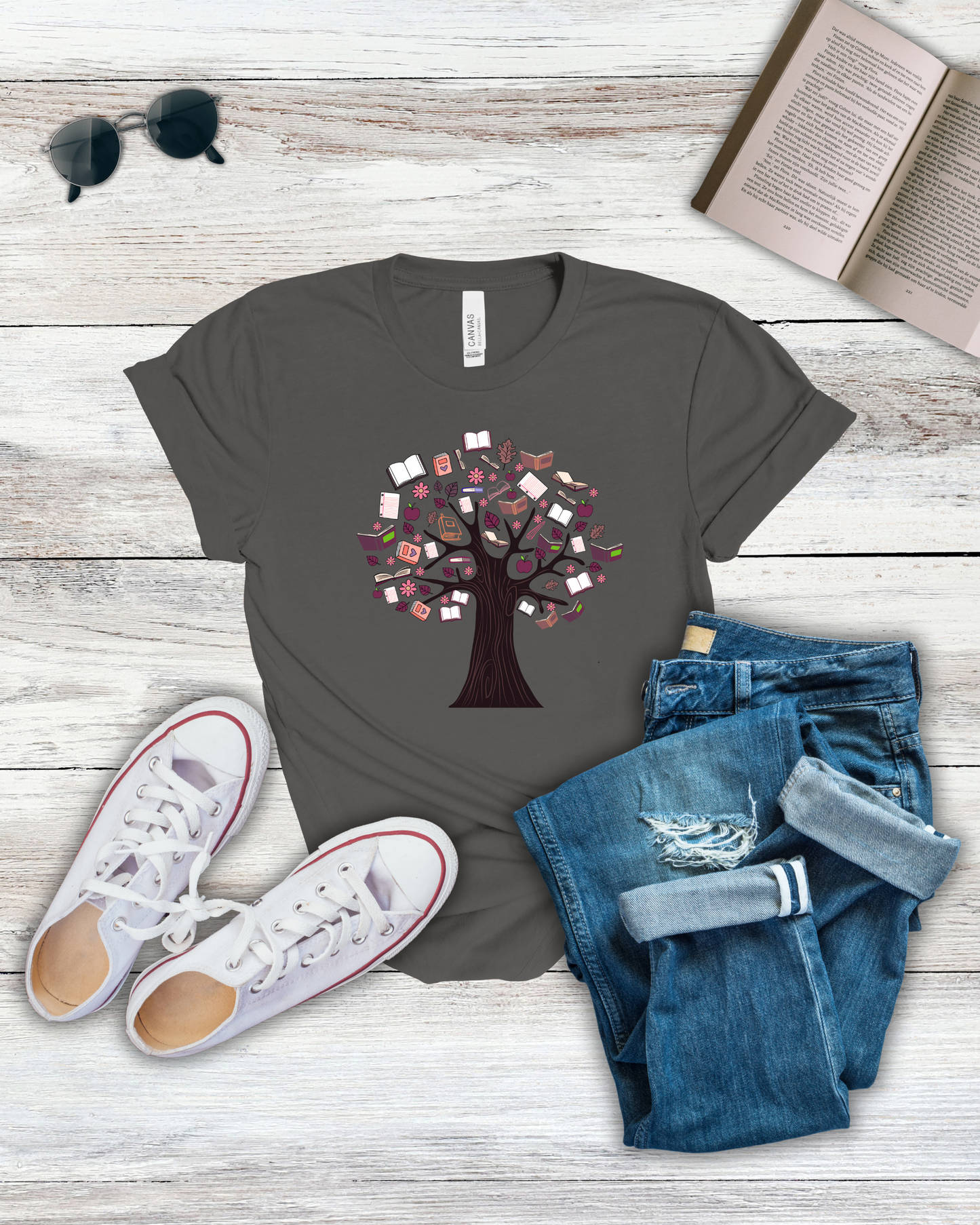 Pink Tree Tee