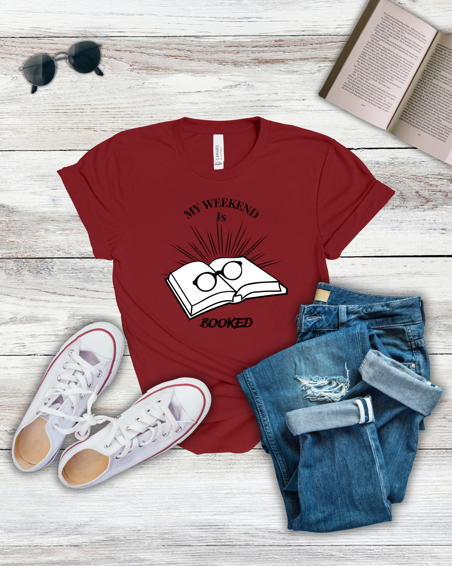 Booked Tee