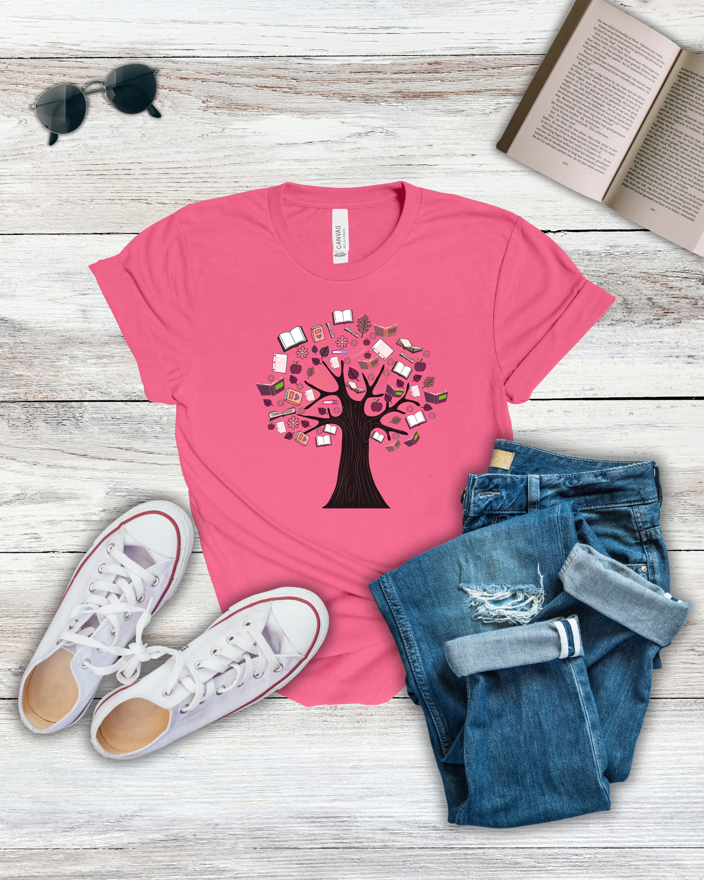 Pink Tree Tee